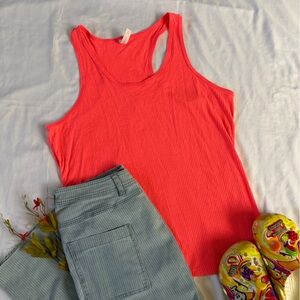 Zenana Vibrant Coral Women's Tank Top